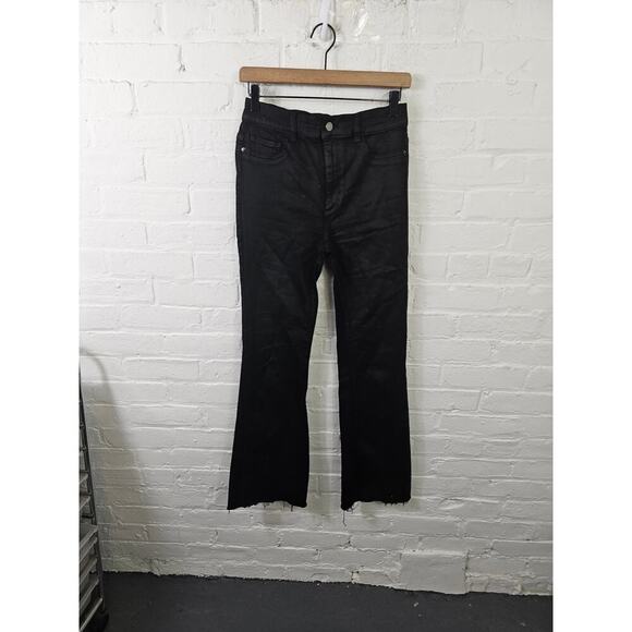 DL1961 Women's Boot Cut Jeans in Black - Picture 1 of 5